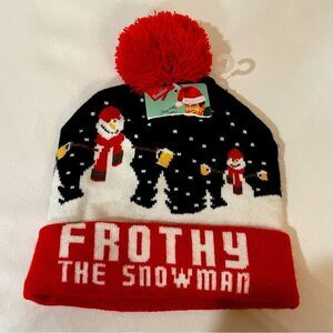 Wembley Frothy the Snowman musical  hat NWT